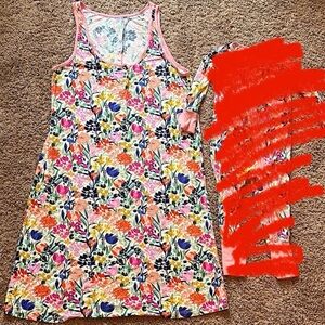 Little Sleepies Mommy Summer Garden gown. HTF retired floral print!